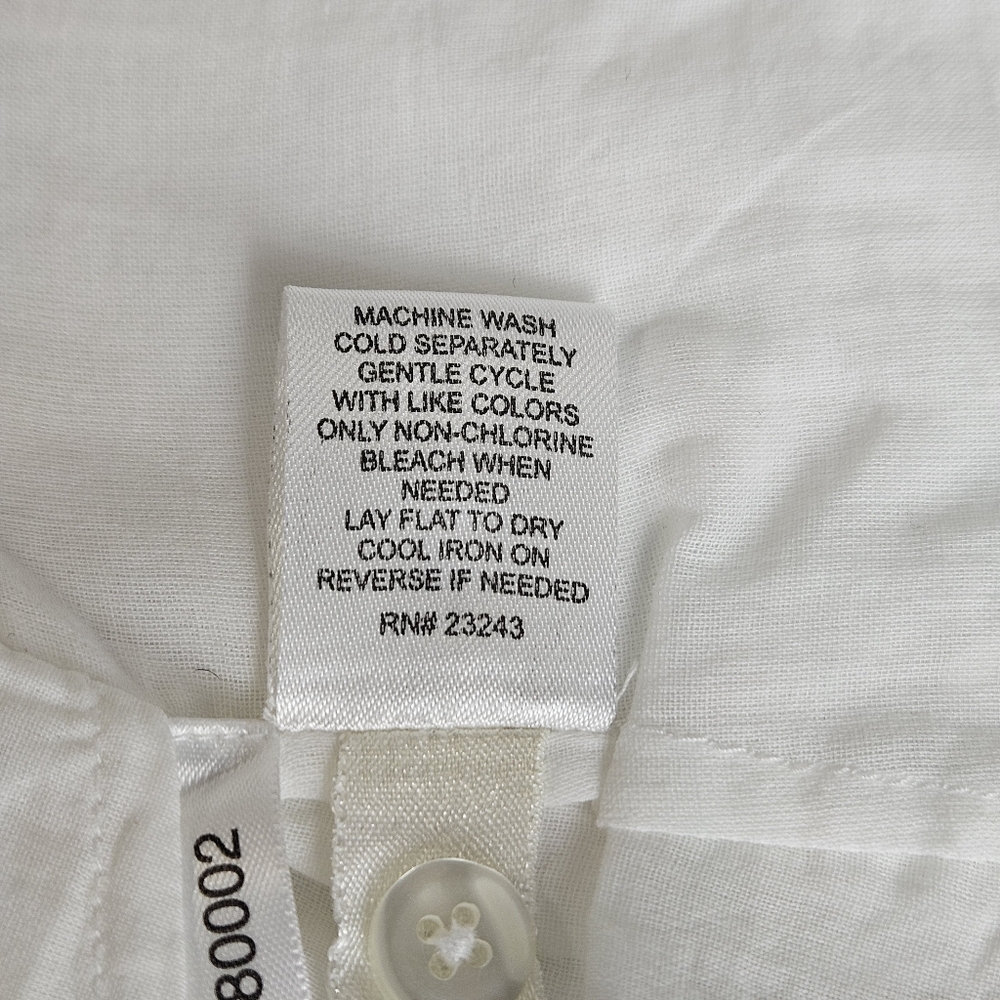 Happy Nature Women White Open Lace Dress/Tunic Size Large - Picture 14 of 16